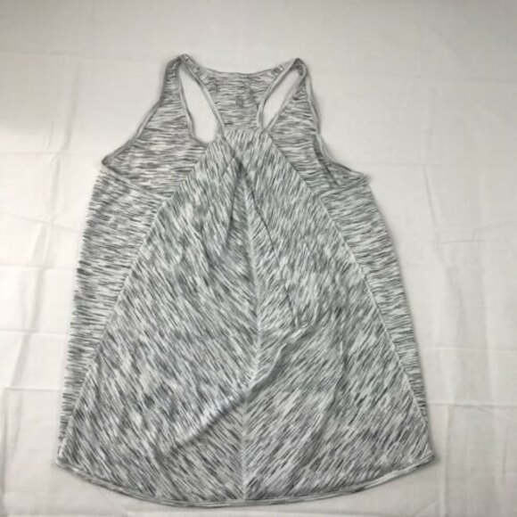 Lululemon Essential Tank Tiger Space Dye Black White Size 8 - Picture 8 of 9